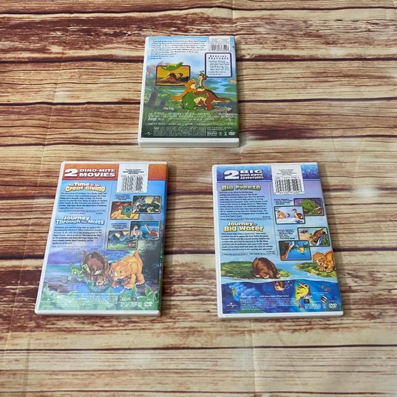 The Land Before Time 3 DVD Lot Includes Anniversary Edition and 2 Others - Picture 2 of 4